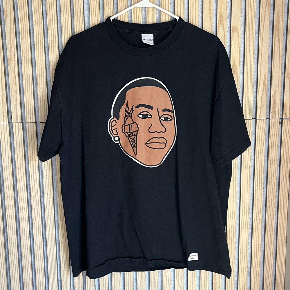 40’s & Shorties Black Graphic T-Shirt